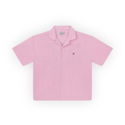 Pinkfire boxy embroidery shirt
