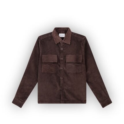 Coffee Vintage Corduroy Shacket