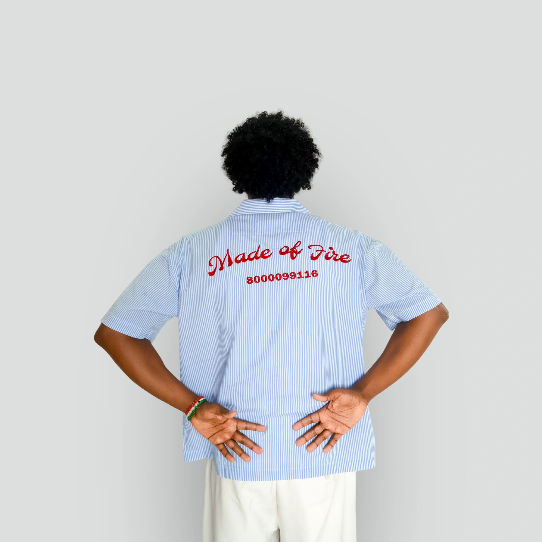 Bluefire boxy embroidery shirt - Image 10