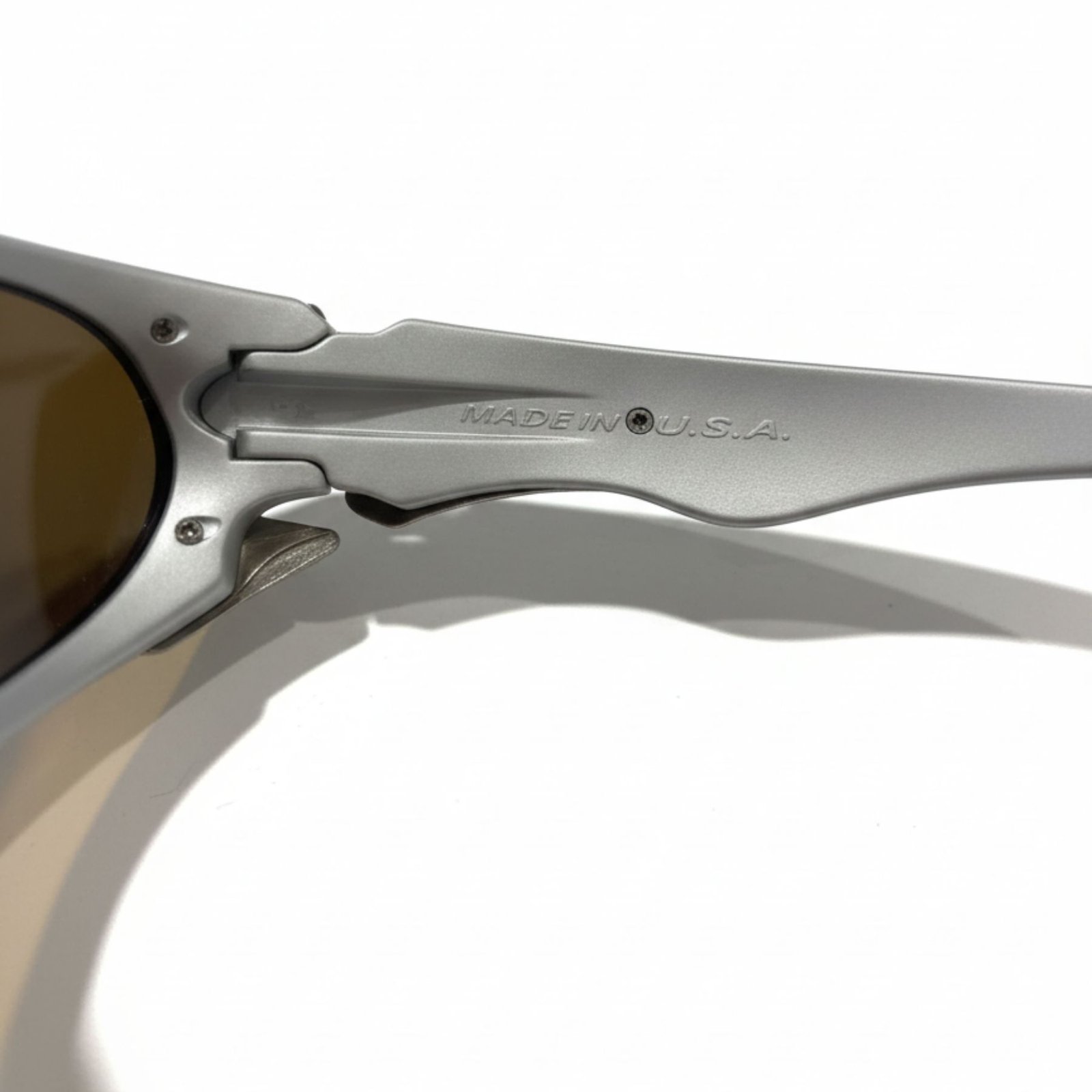 Silver Futuristic Industrial Sunglasses - Image 3