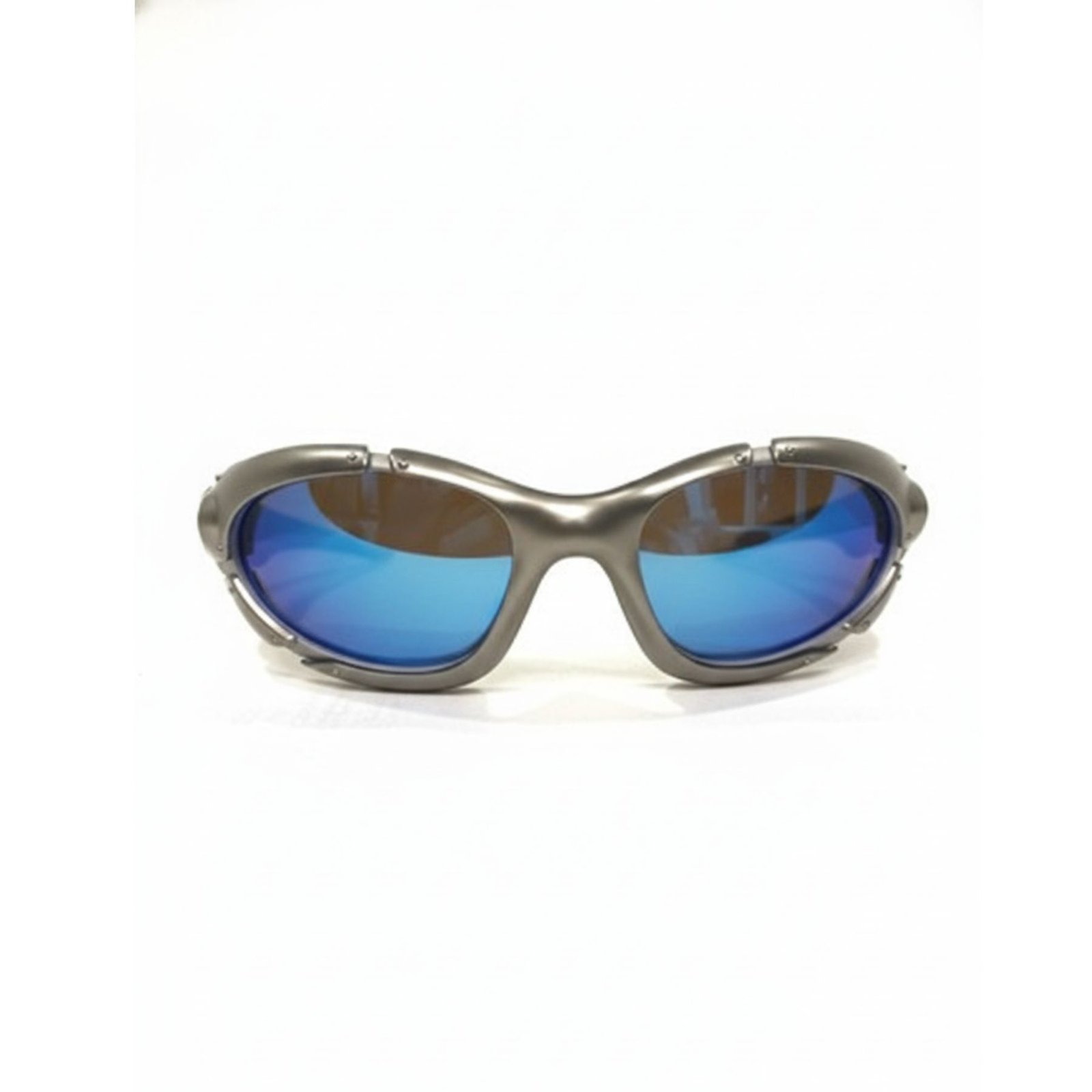 Silver Futuristic Industrial Sunglasses - Image 7
