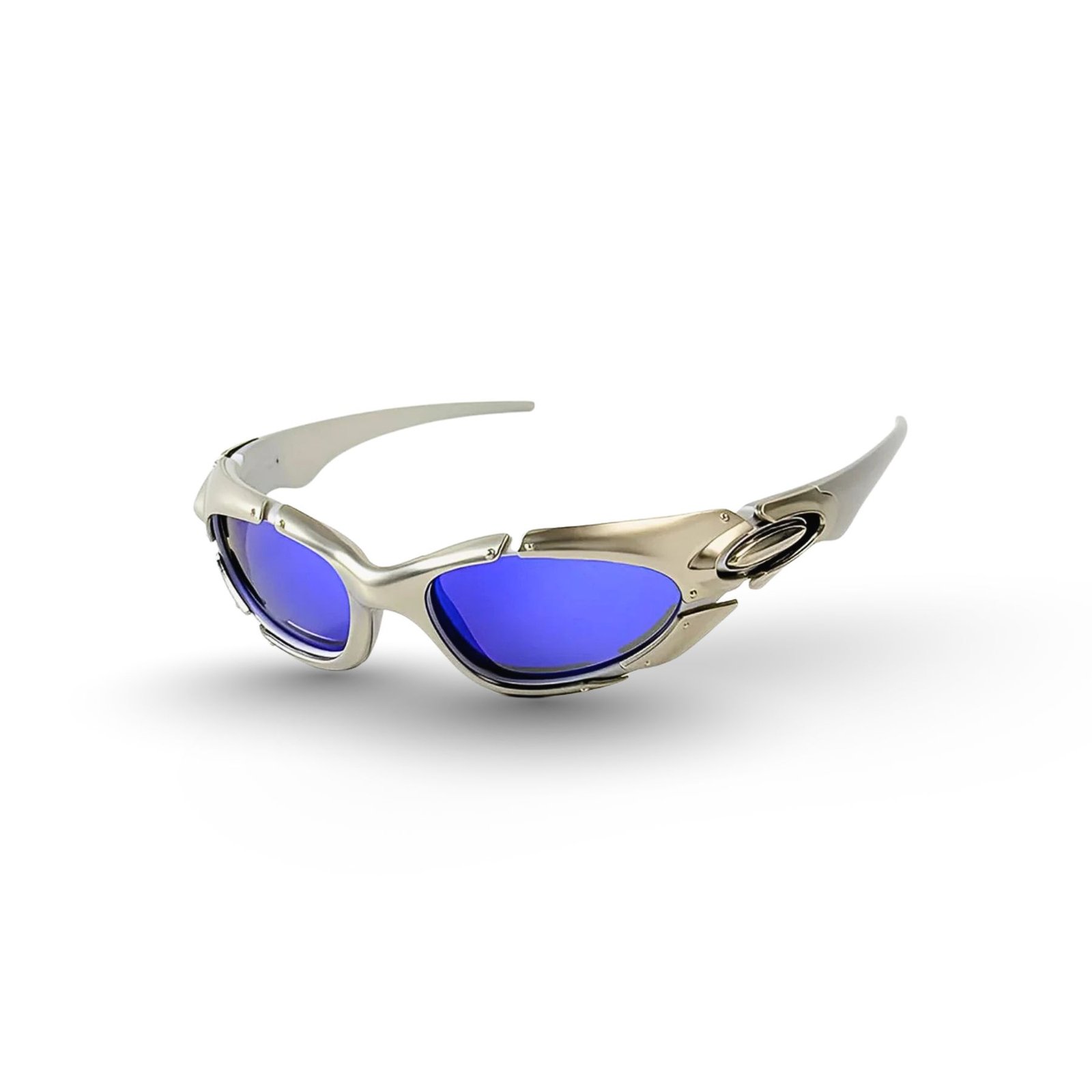 Silver Futuristic Industrial Sunglasses