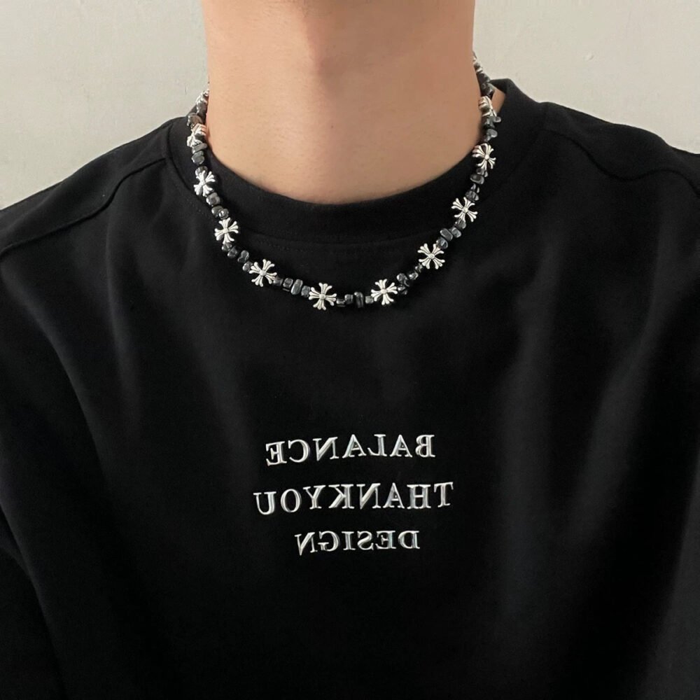 Silver Star Link Choker